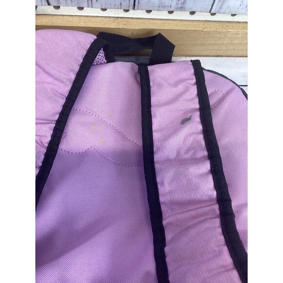 PUMA backpack.   Gray and pink color.   Padded and adjustable shoulder straps. - Picture 3 of 8